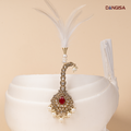 The Ruby Classic Drop Safa Brooch