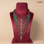 The Emerald Drop Multi-Layer Maala