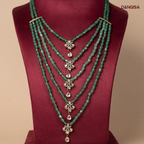 The Emerald Drop Multi-Layer Maala