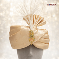 Silver-Grey Shimmer & Heart-Pearl Safa