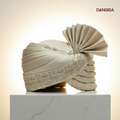 The Ivory & Crimson Royale Safa