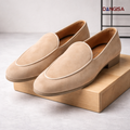 The Perforated Tan T-Strap