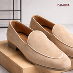 The Perforated Tan T-Strap