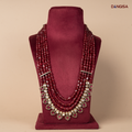 The Regal Ruby bib-Style Maala