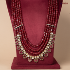 The Regal Ruby bib-Style Maala