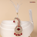 The Ruby Cascade Safa Brooch