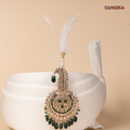 The Emerald Medallion Safa Brooch