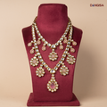The Rose-Quartz Kundan Floral Maala