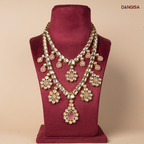 The Rose-Quartz Kundan Floral Maala