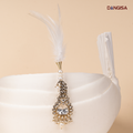 The Ivory Teardrop Safa Brooch