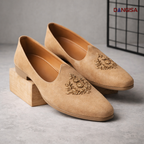 The Quilted Black Mule