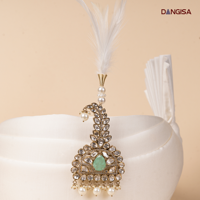 The Mint Crest Safa Brooch