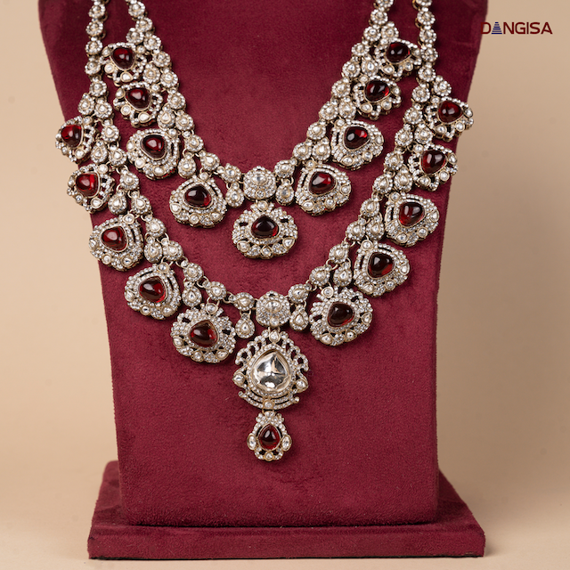 The Ruby Maharaja Set with Sarpech