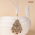 The Ruby Chandelier Safa Brooch