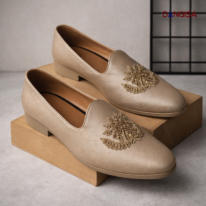 The Medallion Tan Slip-On