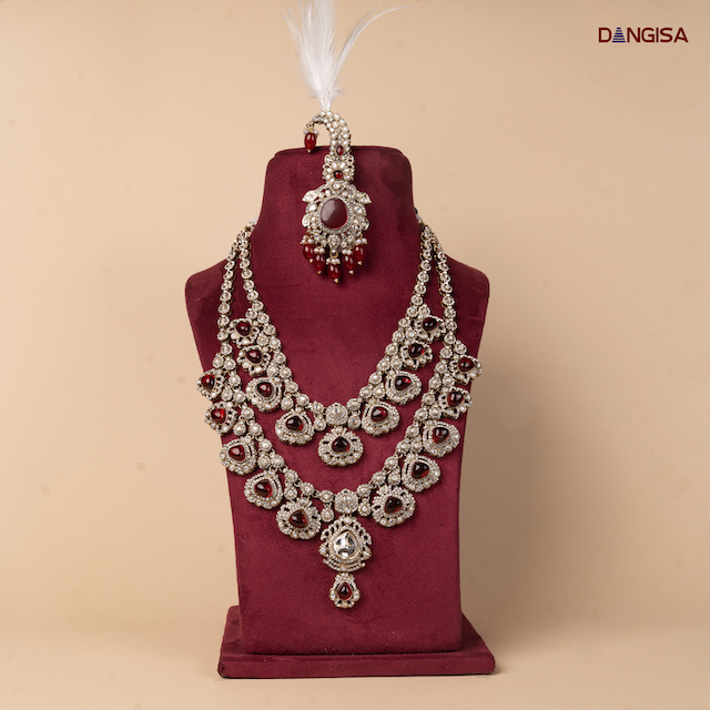 The Ruby Maharaja Set with Sarpech
