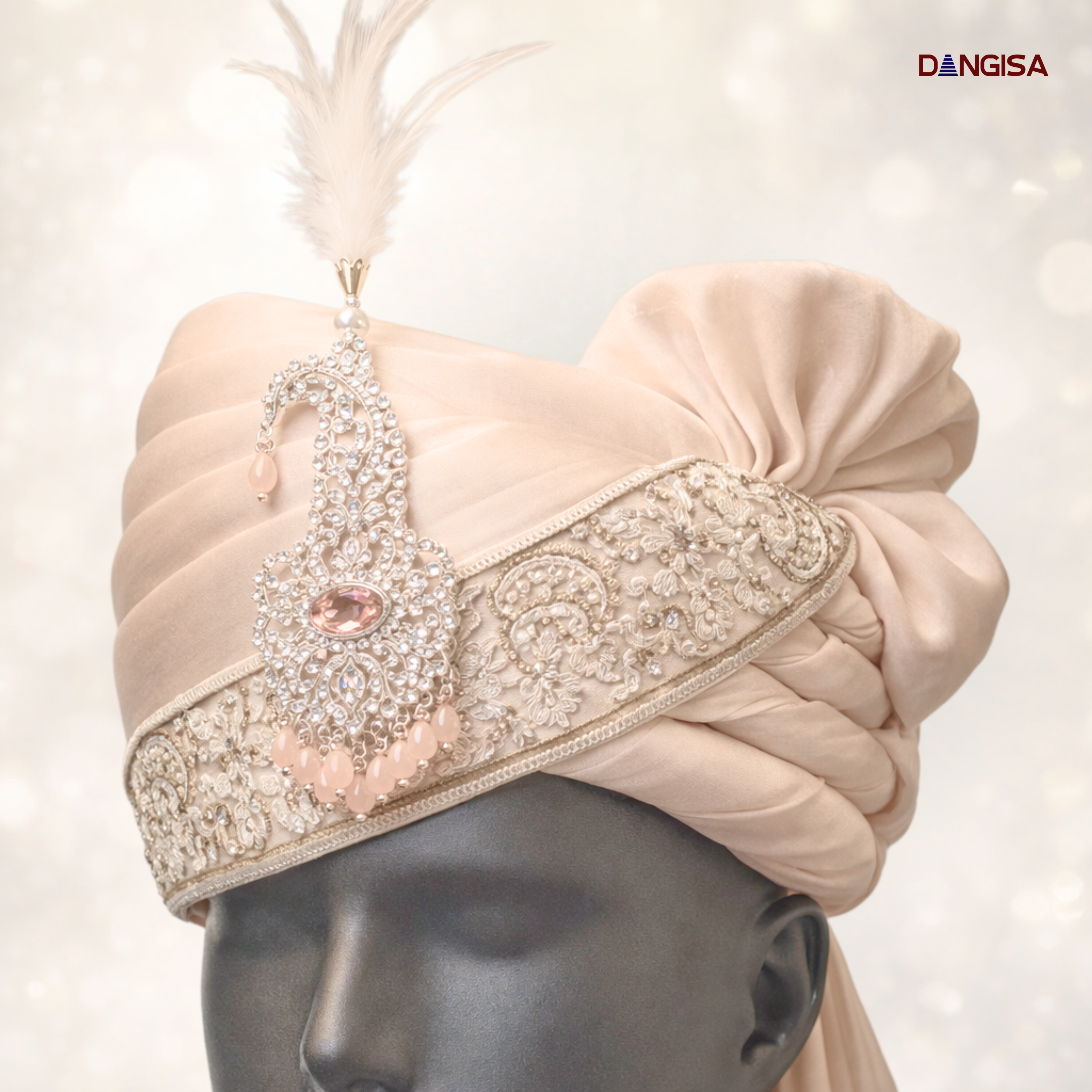 The Champagne Rose Gold Safa