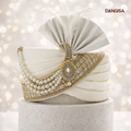 The Imperial Ivory Silk Safa