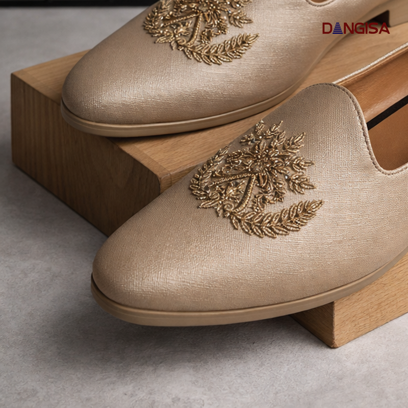 The Medallion Tan Slip-On
