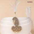 The Regal Paisley Pearl Safa Brooch