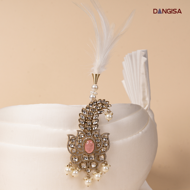The Blush Lotus Safa Brooch