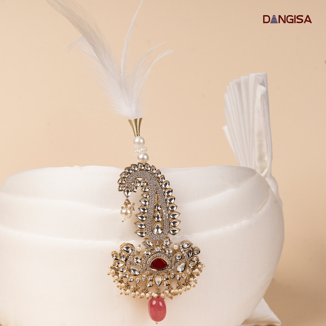 The Ruby Rose Drop Safa Brooch