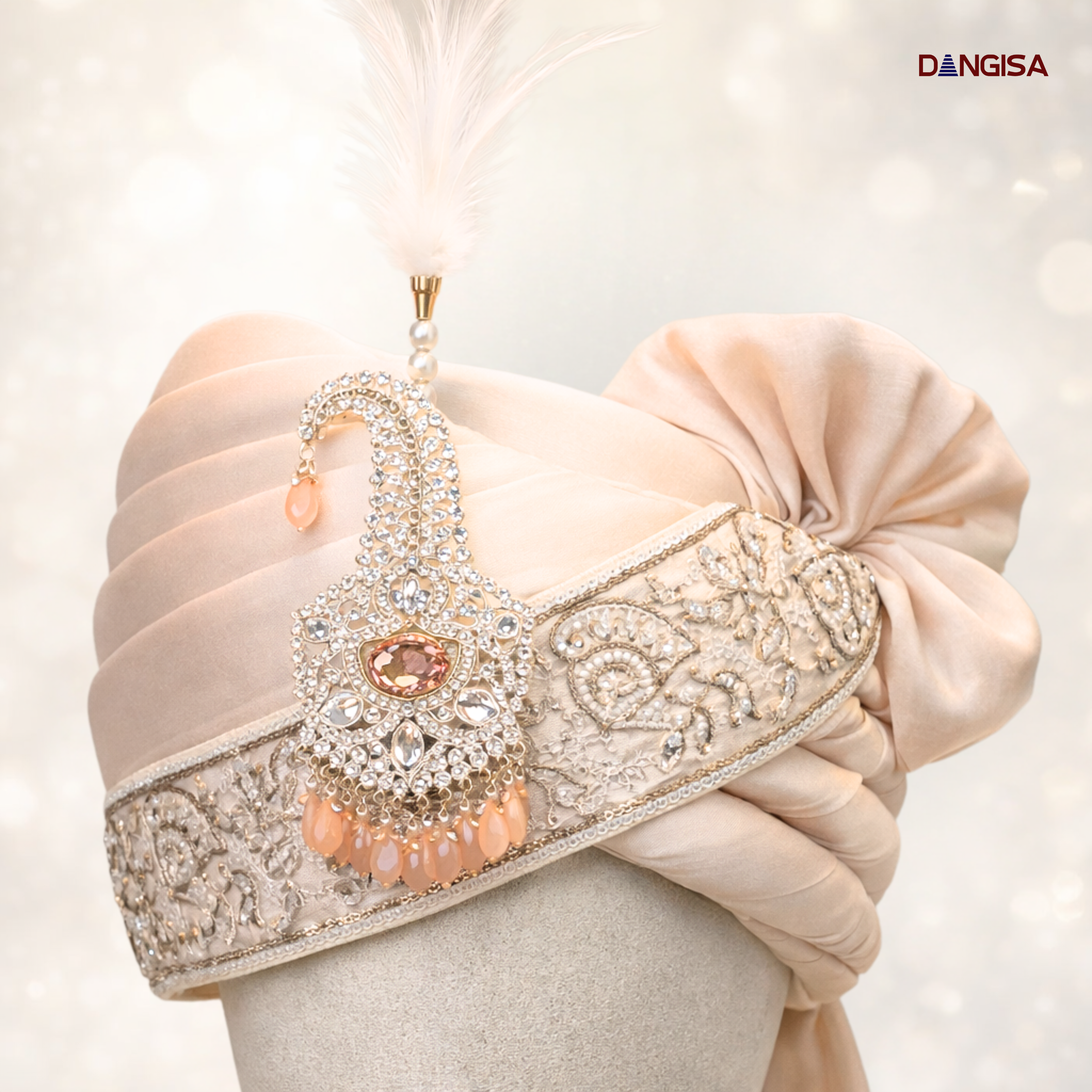 The Champagne Rose Gold Safa