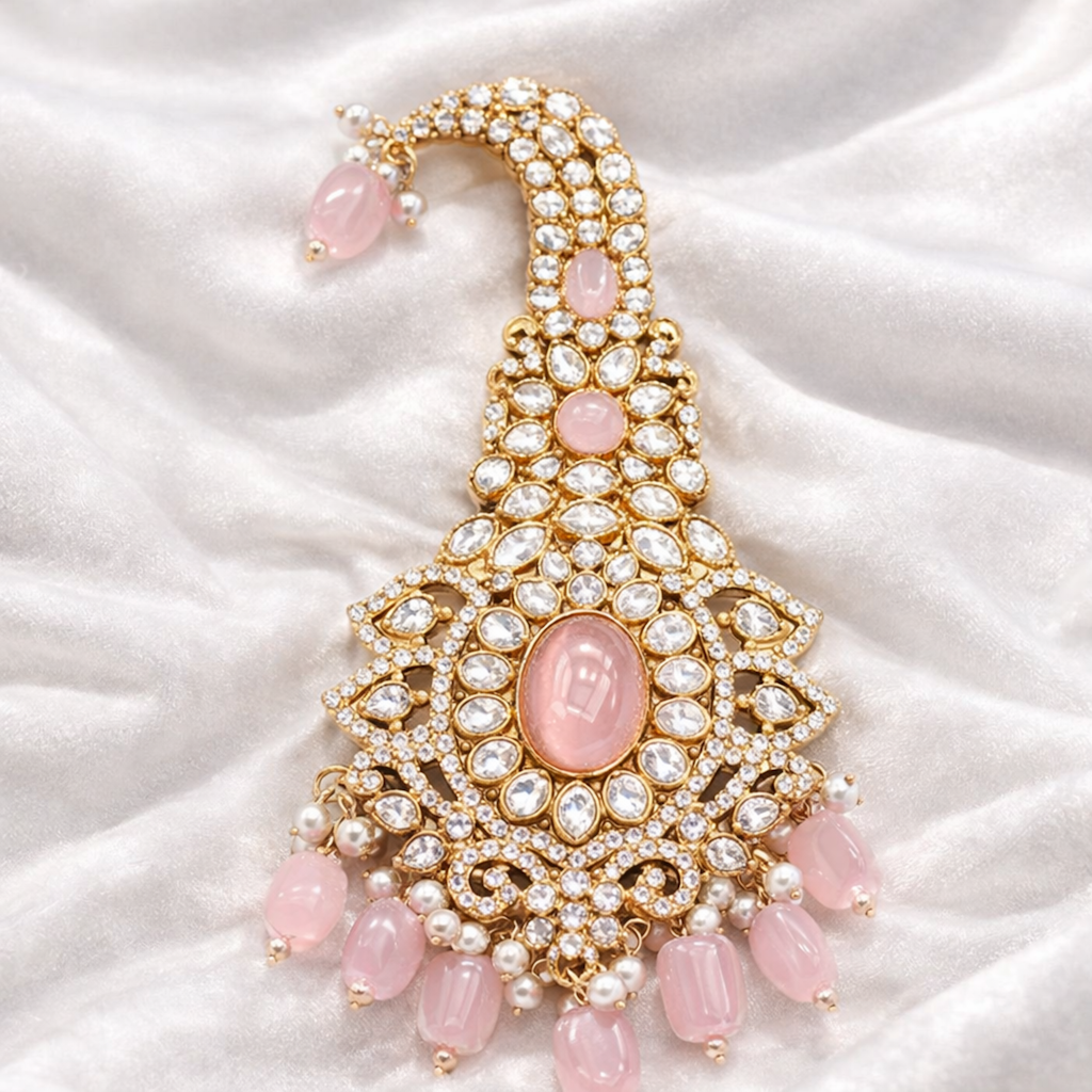 Rose Quartz & Pearl Heritage Kalgi