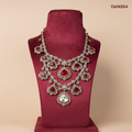 The Grand Crimson & Emerald Bib Maala