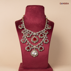 The Grand Crimson & Emerald Bib Maala