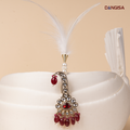 The Ruby Bloom Drop Safa Brooch