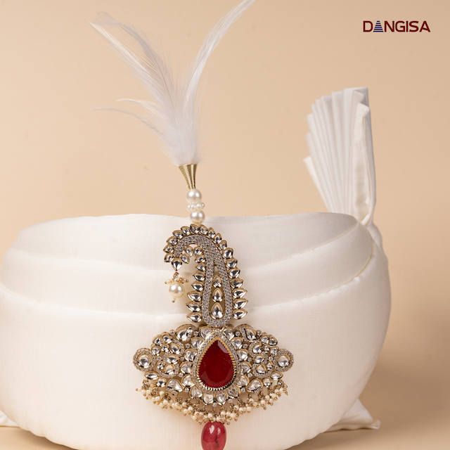 The Ruby Imperial Drop Safa Brooch