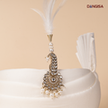 The Classic Pearl Rosette Safa Brooch