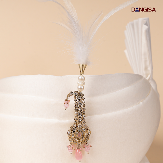 The Blush Tassel Safa Brooch