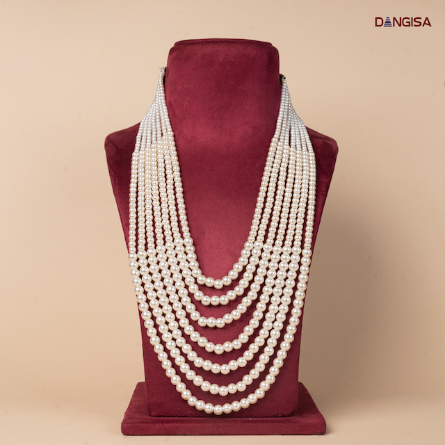 The Classic Multi-Layer Pearl Maala