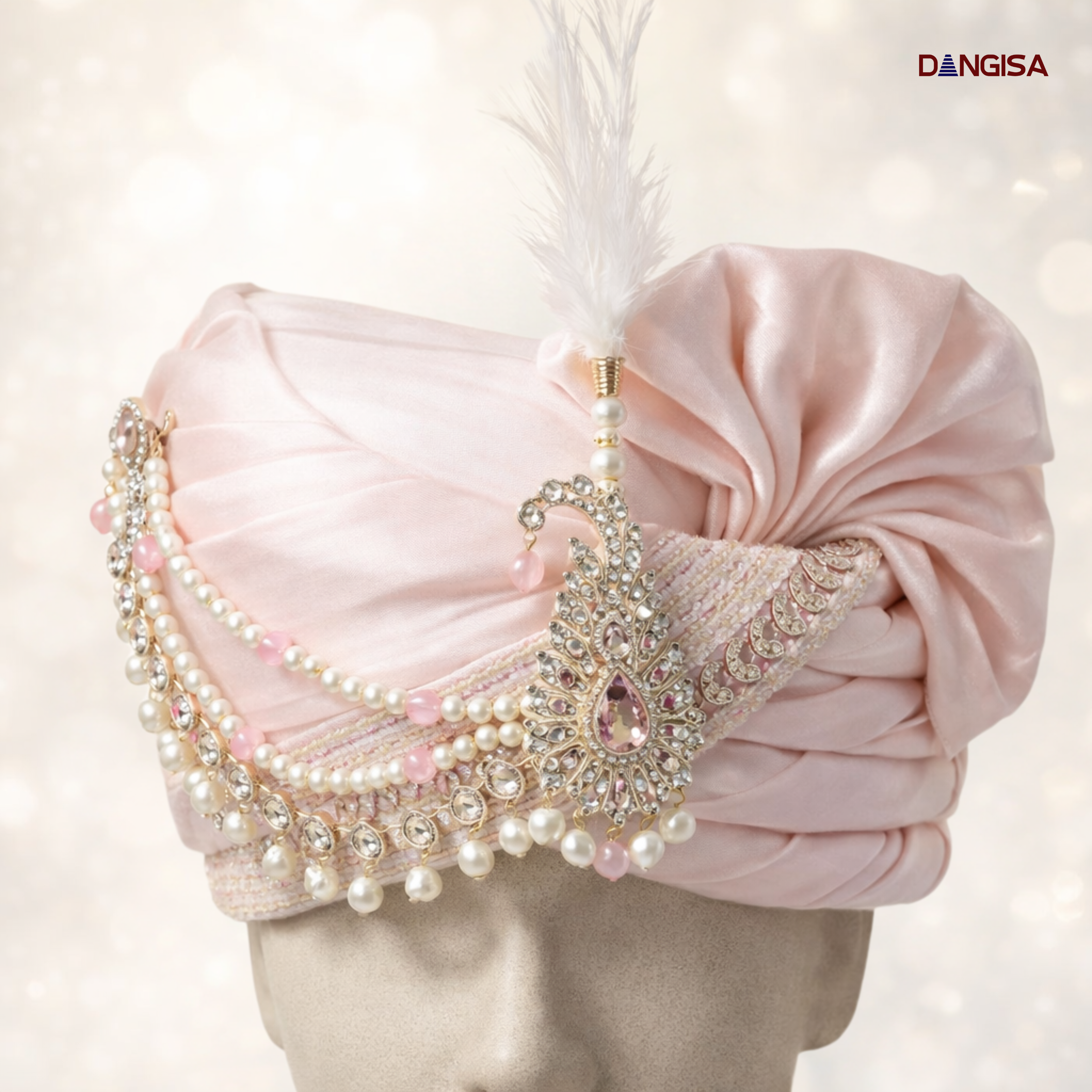 The Pastel Blossom Pink Safa