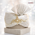 Silver-Grey Shimmer Safa