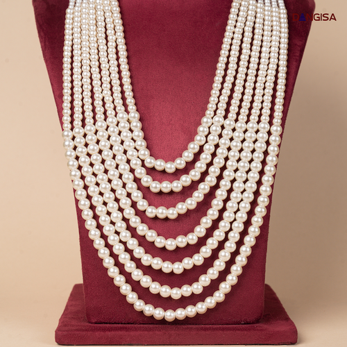 The Classic Multi-Layer Pearl Maala