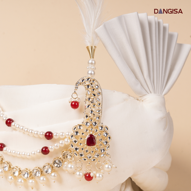 The Ruby Lattice Safa Brooch