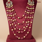 The Amethyst & Pearl Statement Maala