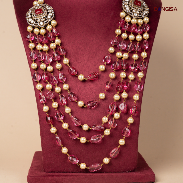 The Amethyst & Pearl Statement Maala