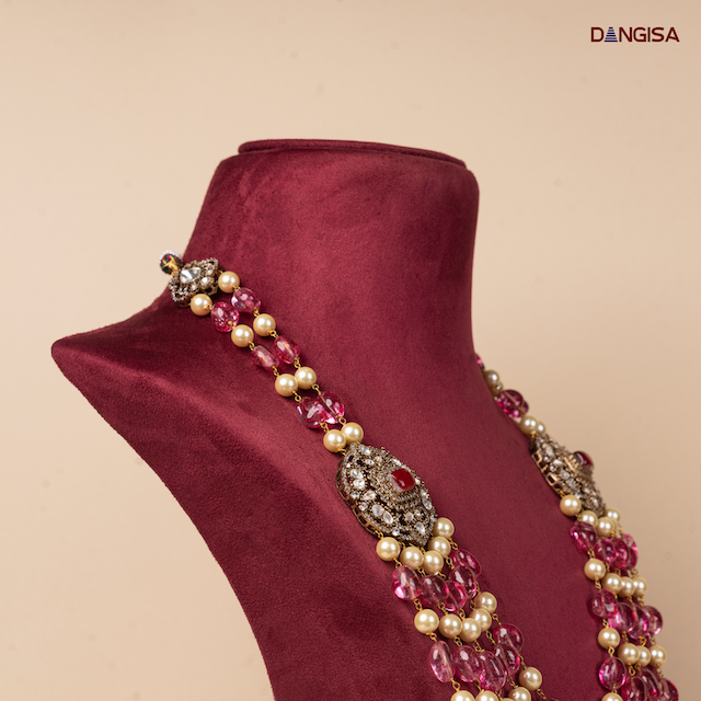 The Amethyst & Pearl Statement Maala