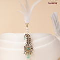 The Mint Rosette Safa Brooch