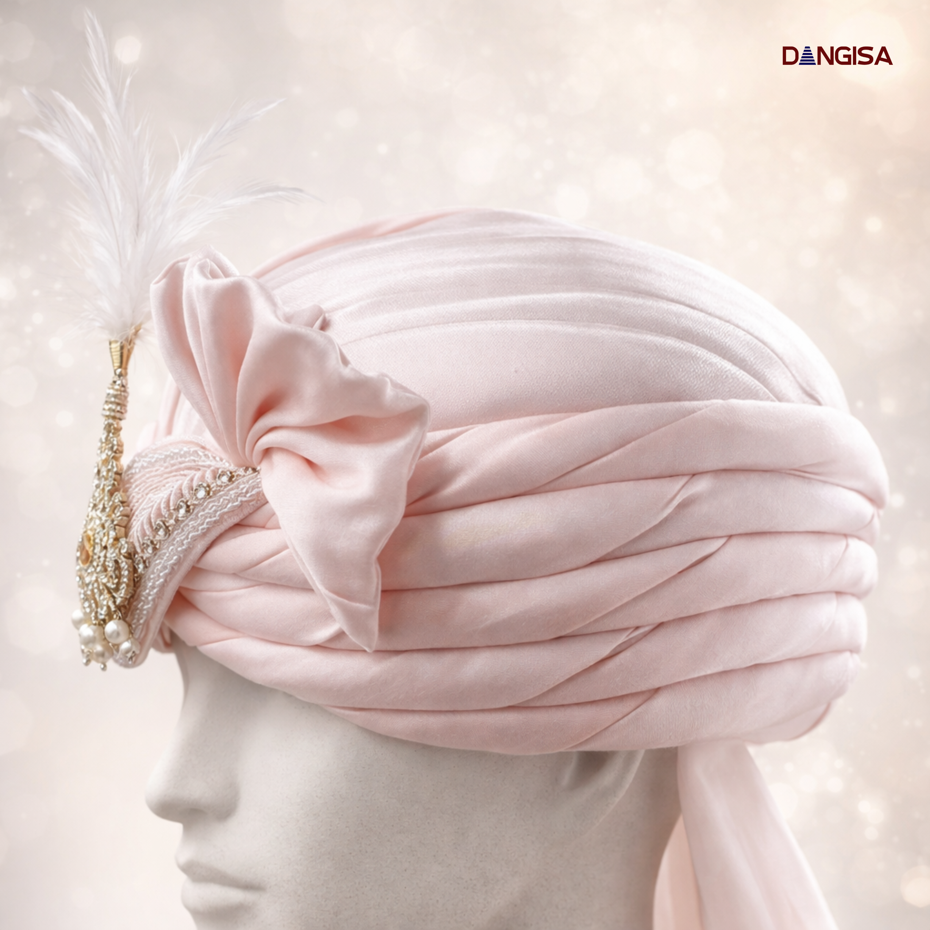 The Pastel Blossom Pink Safa