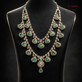 The Verdant Prince: Emerald Teardrop Mala