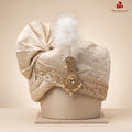 The Rose Gold Hand-Tied Safa Brooch