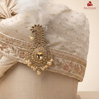 The Rose Gold Hand-Tied Safa Brooch