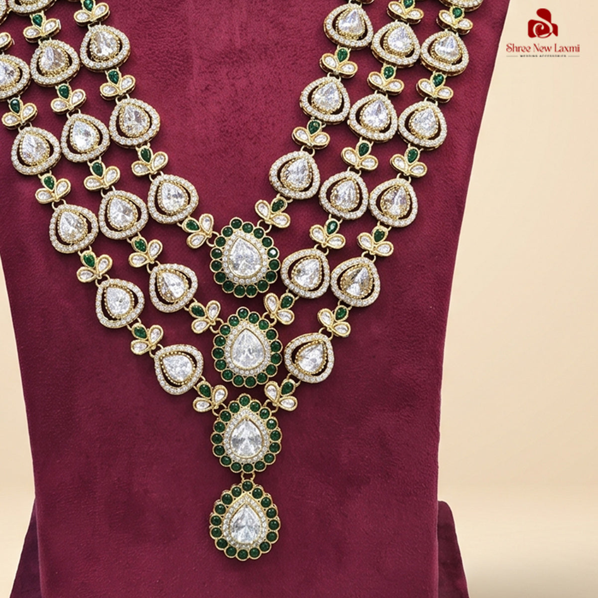 Royal Kundan Polki Groom Necklace