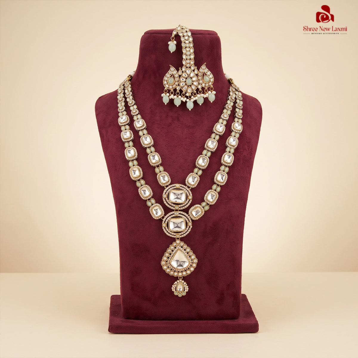Royal Kundan Polki Stone Necklace