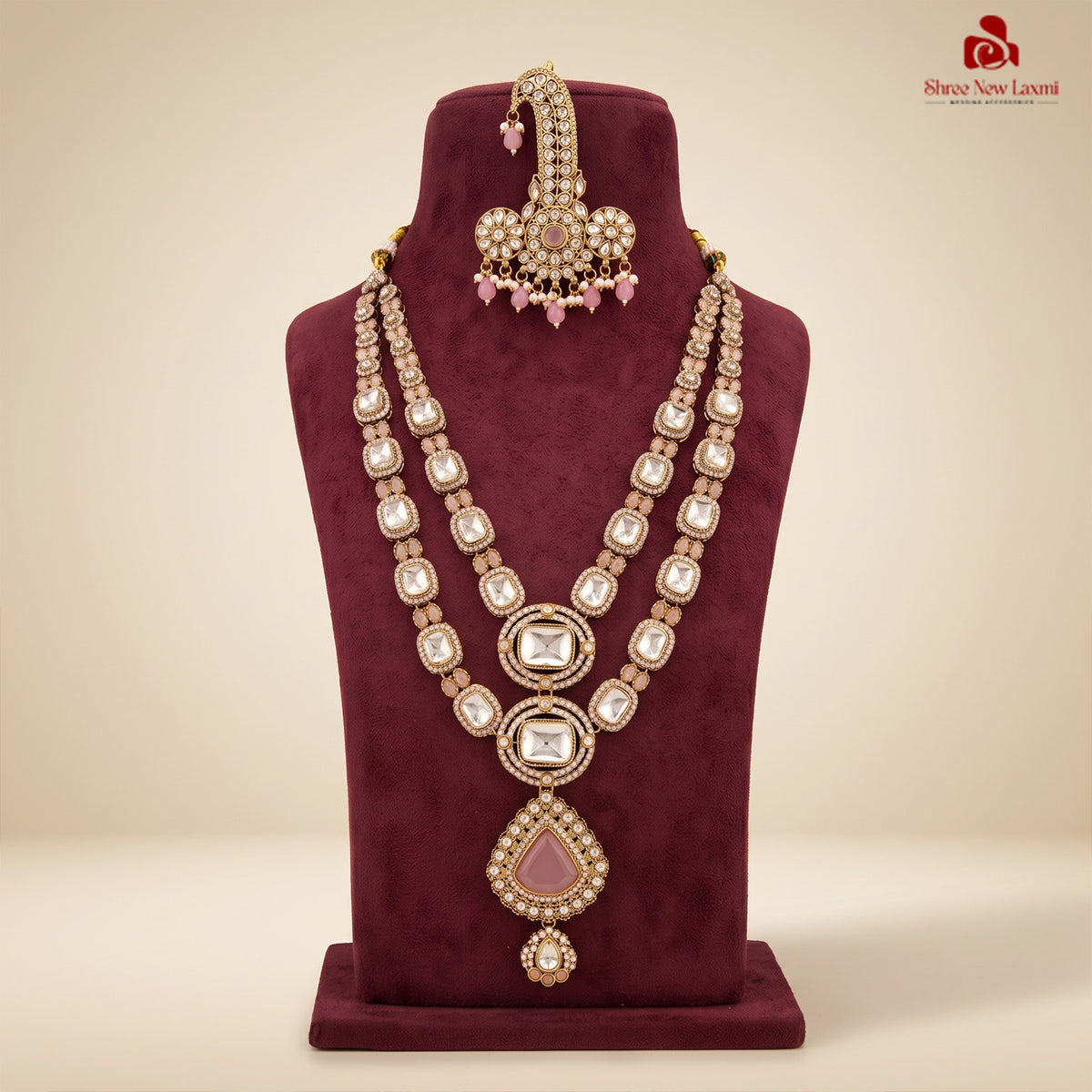 Royal Kundan Polki Stone Necklace